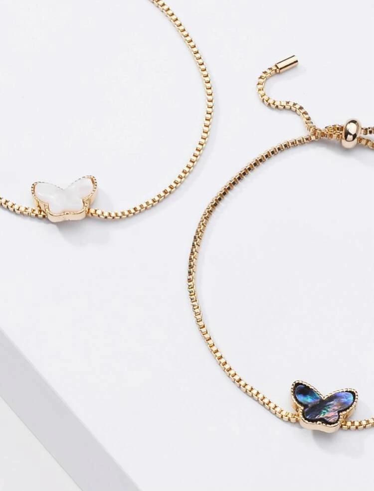 Thumbnail: 1 pcs Butterfly Décor Bracelet