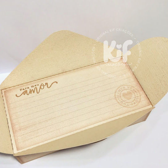 Miniatura: Caixa Envelope - Chocolate (MARROM)