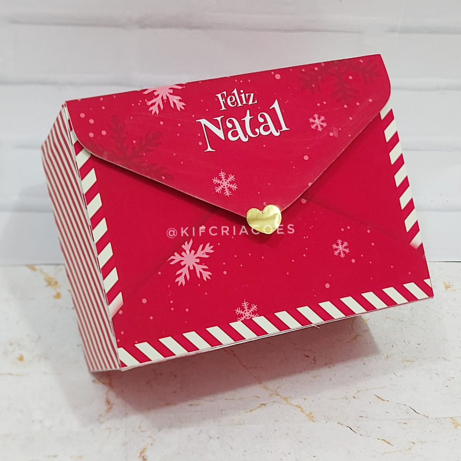 Caixa Envelope - Natal