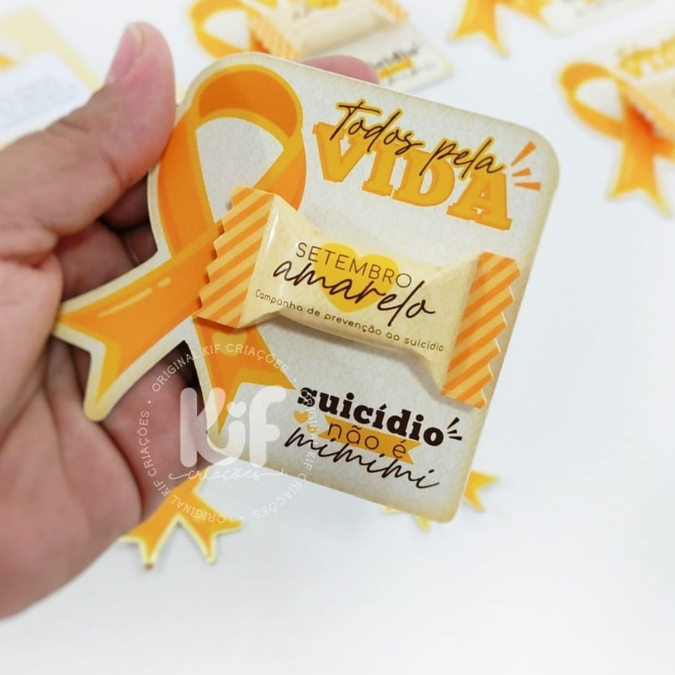 Miniatura: Cartão Balinha  - Setembro Amarelo