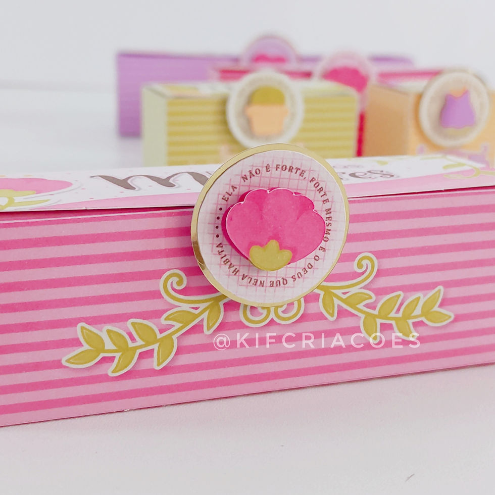 Miniatura: Caixas Para Brigadeiros - Dia das Mulheres