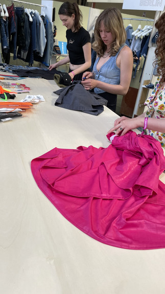 upcycling workshop at Denim Premiere Vision Berlin