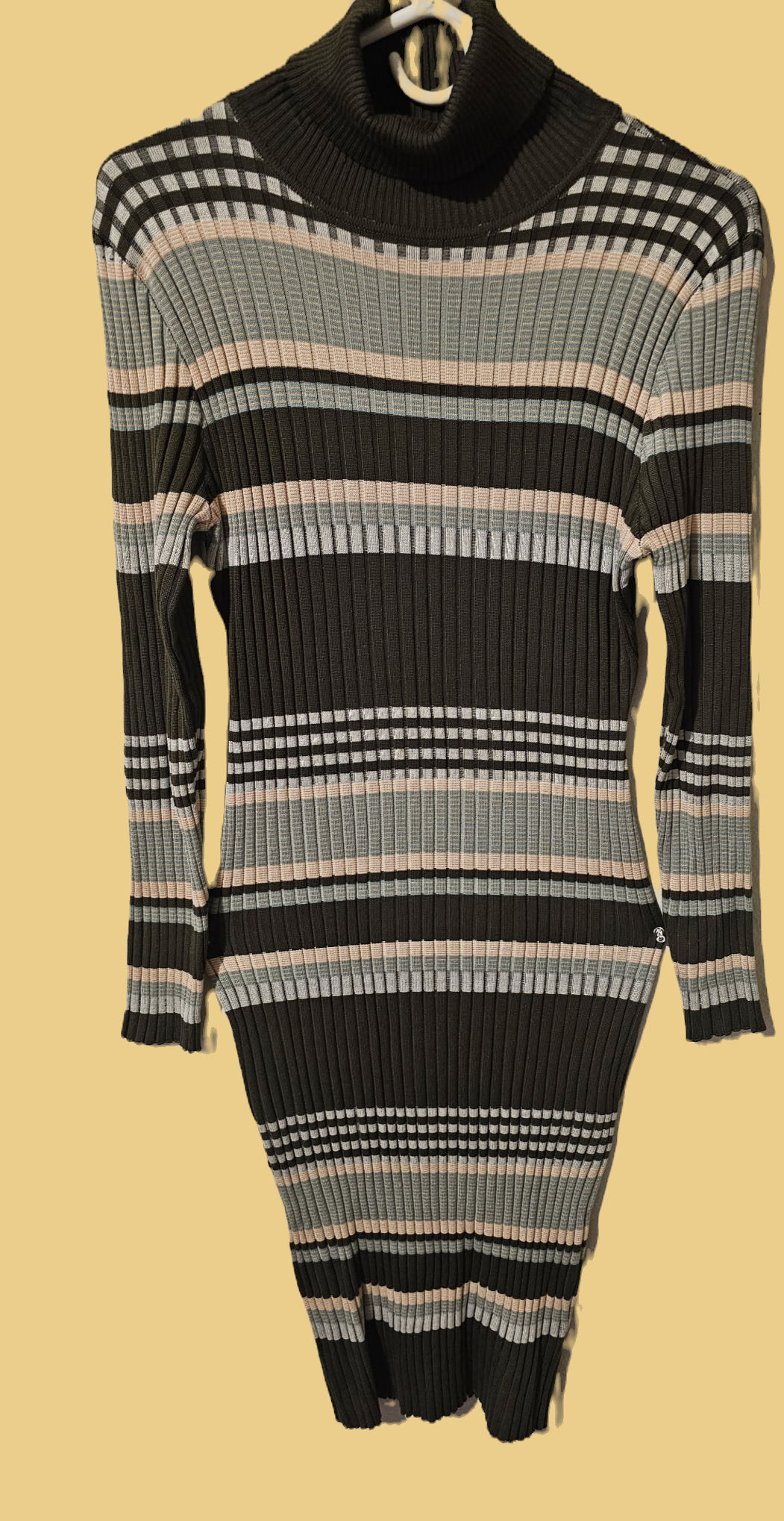 Savy Striped Midi Dress 