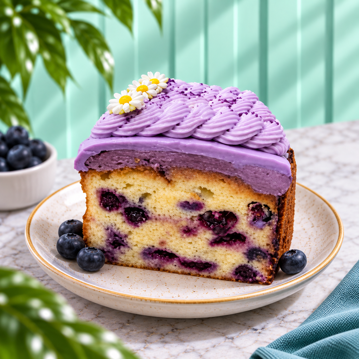 Blueberry Butter Pound Cake