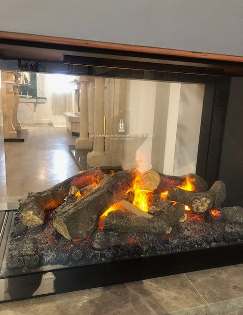 Hughes Marble | Showroom | Fireplace