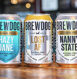 BrewDog non-alchoholic beers
