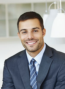 Retrato de un empresario sonriente