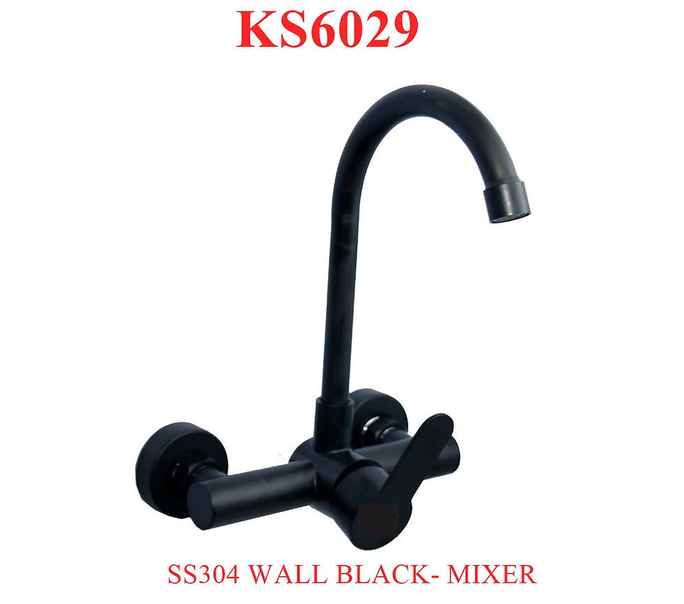 Kitchen Wall Mixer-Black