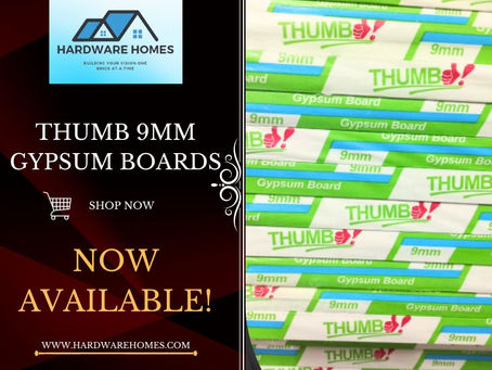 Thumb 9MM Gypsum Boards./Thumb gypsum boards nairobi