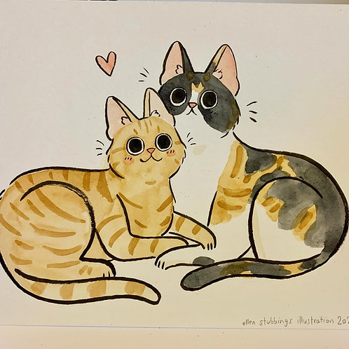 Pet Portrait - Custom Watercolour Painting