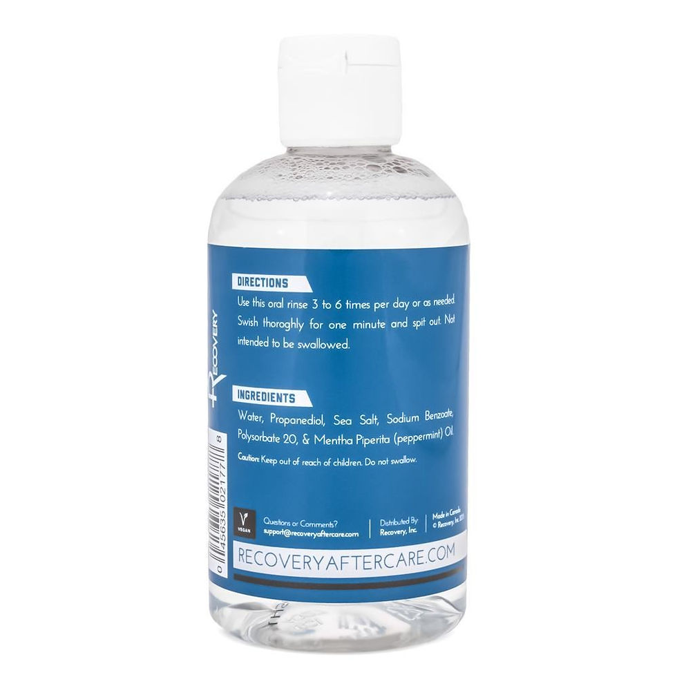 Miniatura: RECOVERY Oral Piercing Aftercare