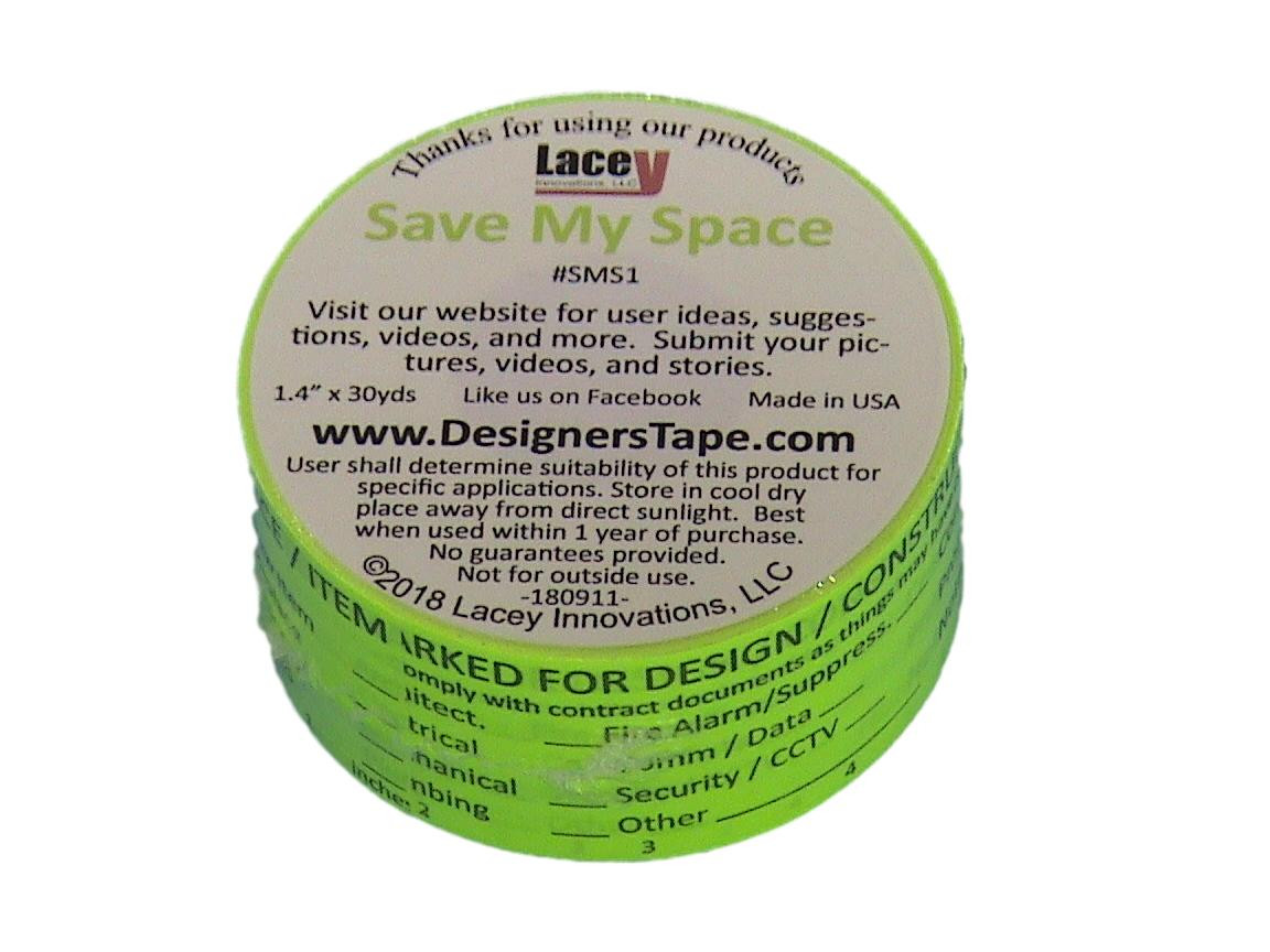 Single Roll "Save My Space" Tape