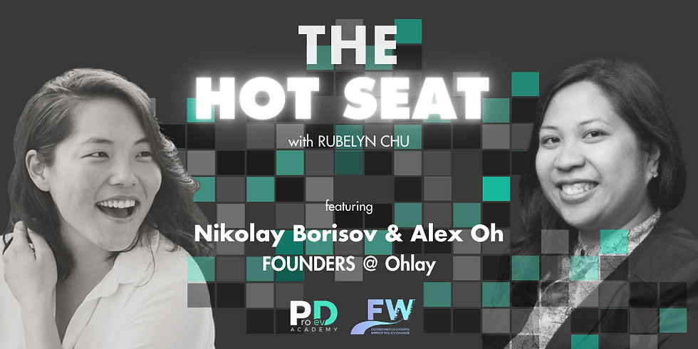 The Hot Seat: Nikolay Borisov + Alex Oh | Founders @ Ohlay
