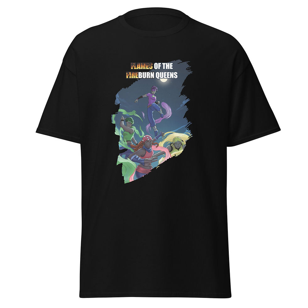 Thumbnail: Flames of the Fireburn Queens Unisex classic tee