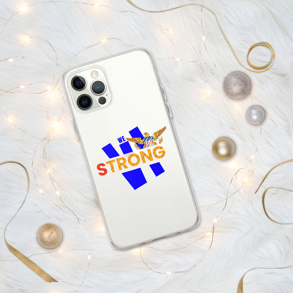 Thumbnail: We VI Strong Clear Case for iPhone® - Blue