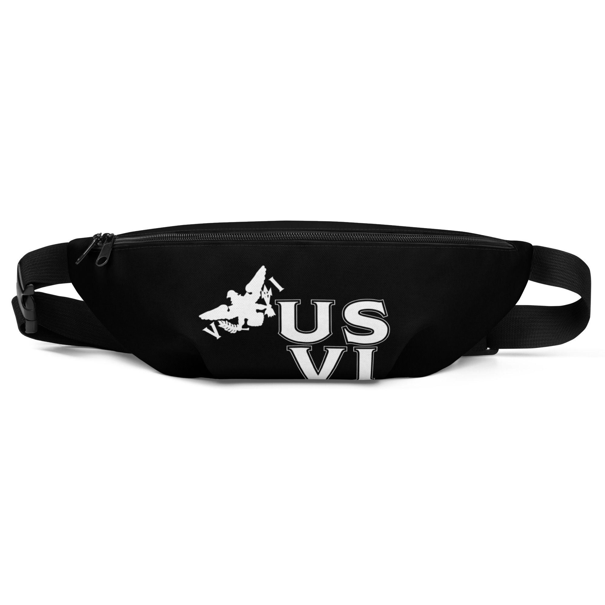 Black Fanny Pack w VI Eagle