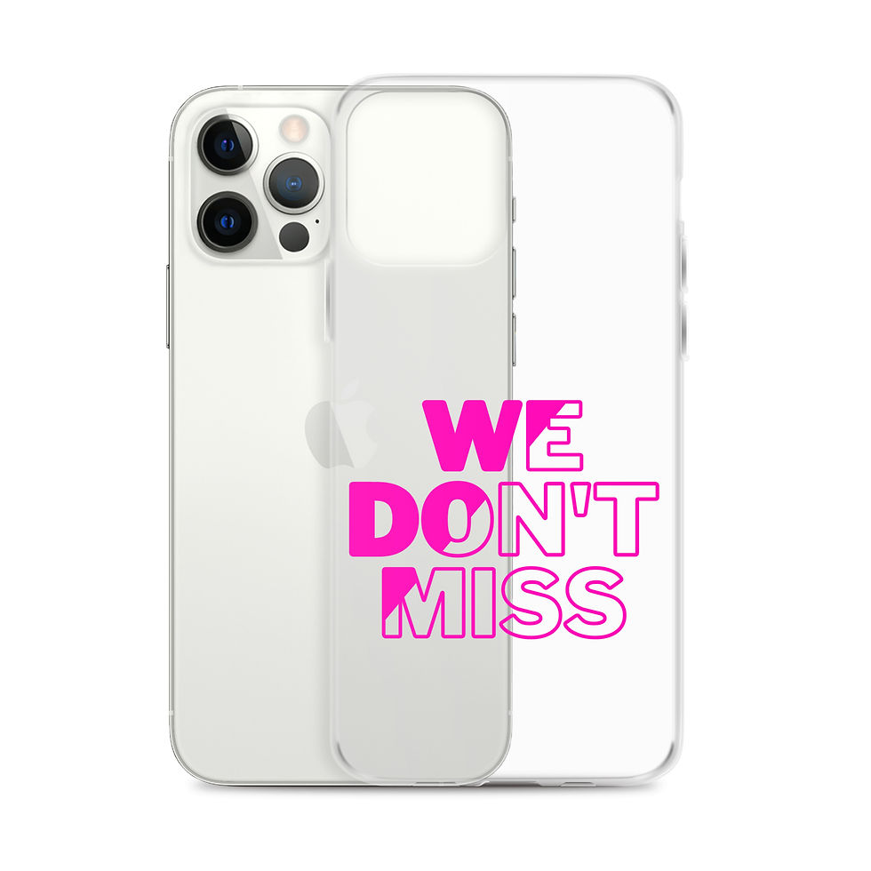 Thumbnail: We Don't Miss Clear Case for iPhone® - Pink