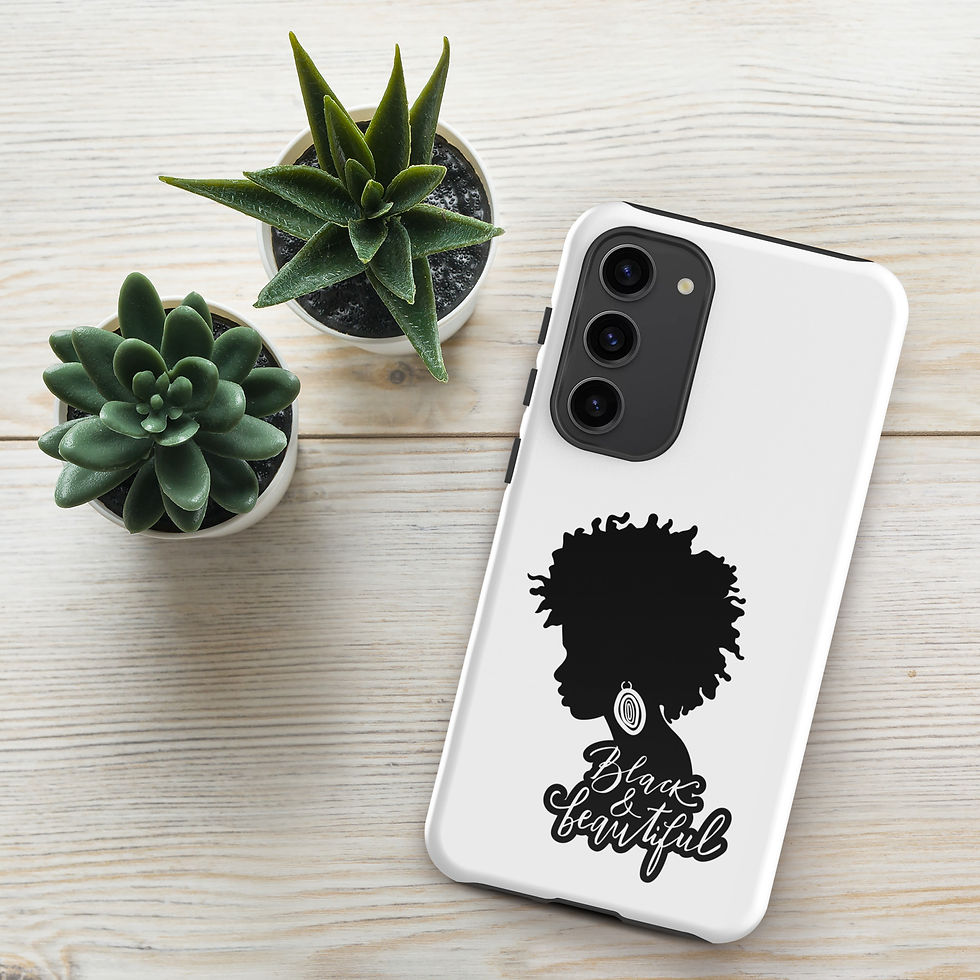 Thumbnail: Black & Beautiful 1 White  for Samsung®