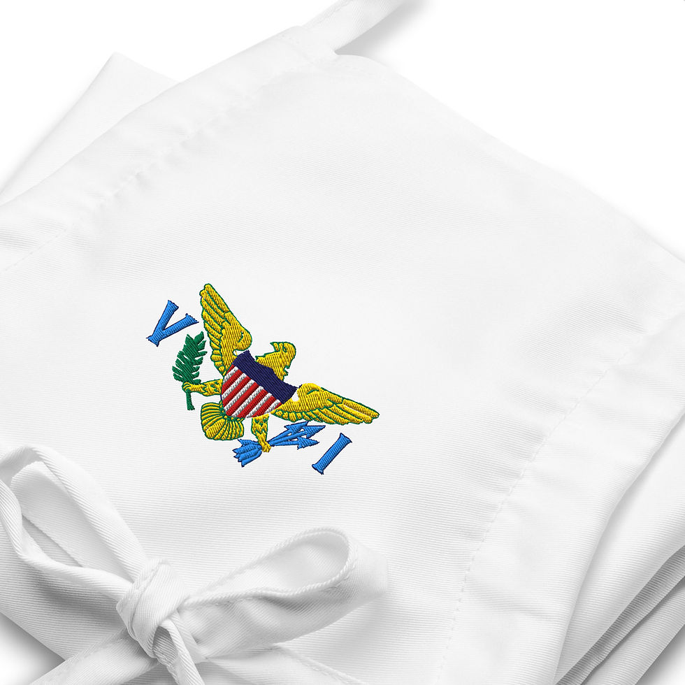 Thumbnail: Virgin Islands Eagle Chef Apron – Island Pride Kitchen Apron