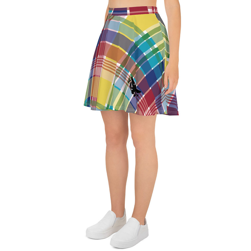 Thumbnail: VI Madras Skater Skirt