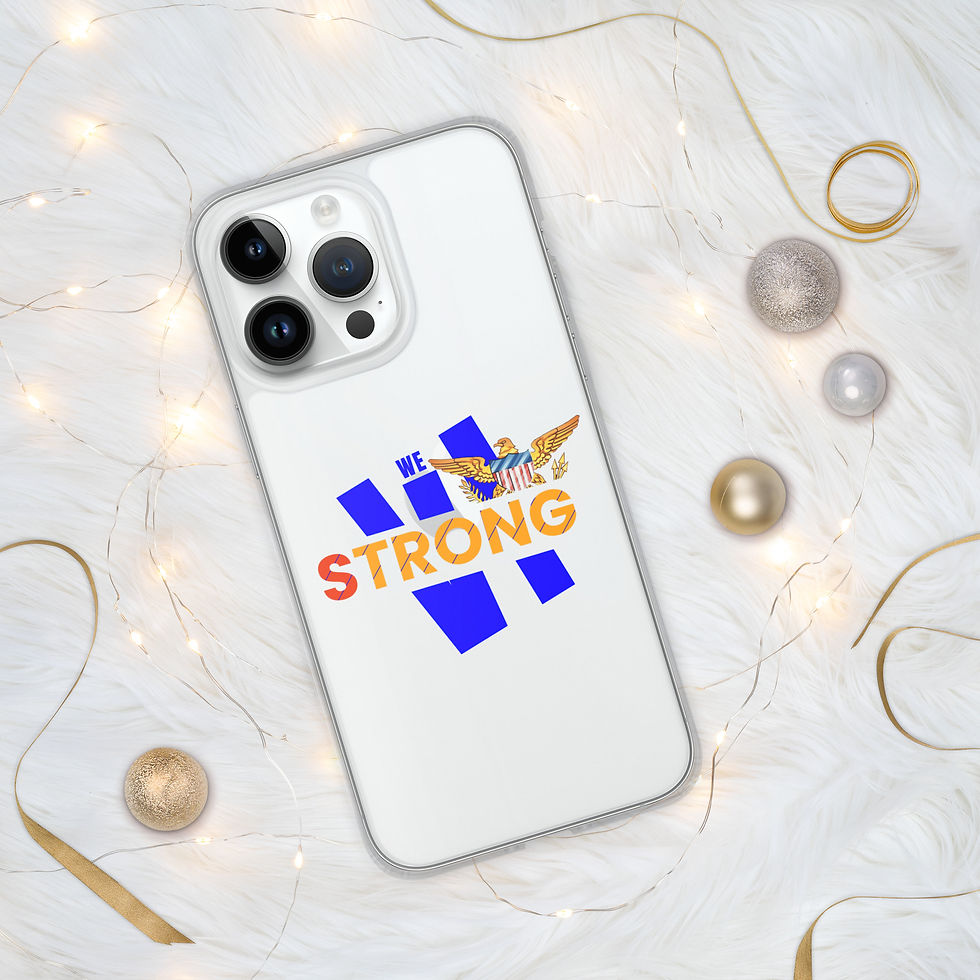 Thumbnail: We VI Strong Clear Case for iPhone® - Blue