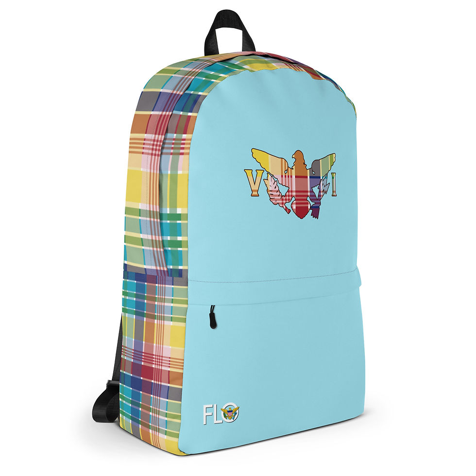 Thumbnail: VI Madras Light Blue Backpack