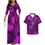 Thumbnail: Polynesian Couple’s Matching Set – Women’s Maxi Dress & Men’s Tribal Shirt