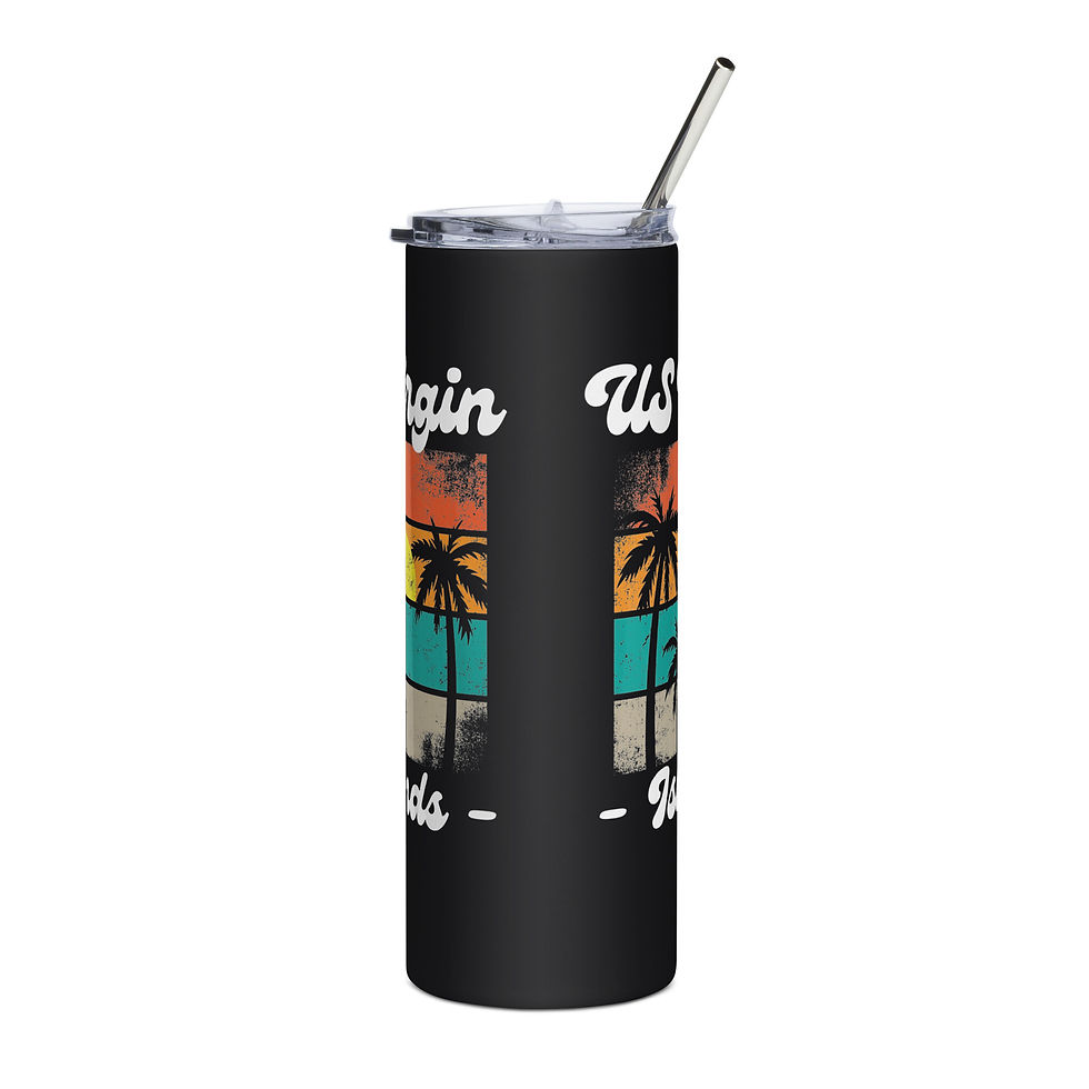 Thumbnail: USVI Stainless steel tumbler