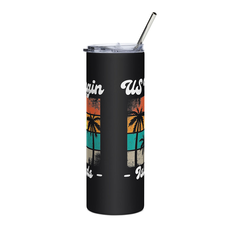 Thumbnail: USVI Stainless steel tumbler