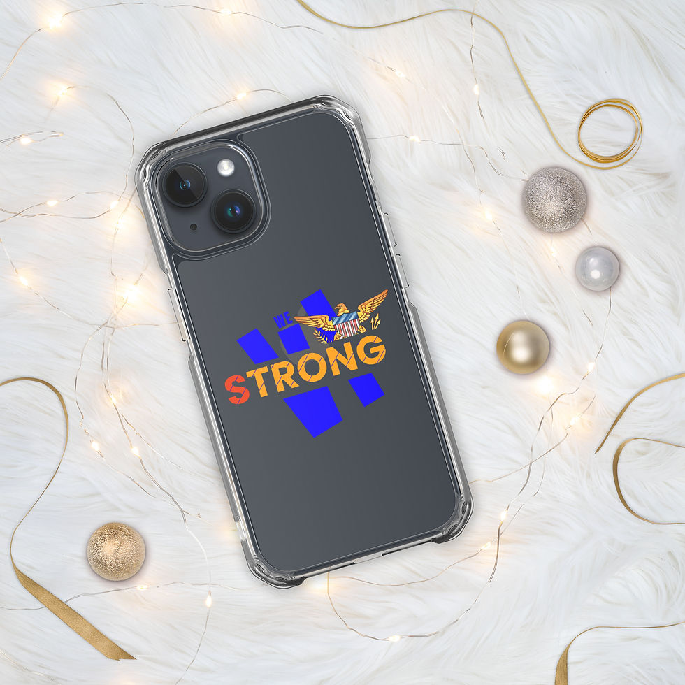 Thumbnail: We VI Strong Clear Case for iPhone® - Blue