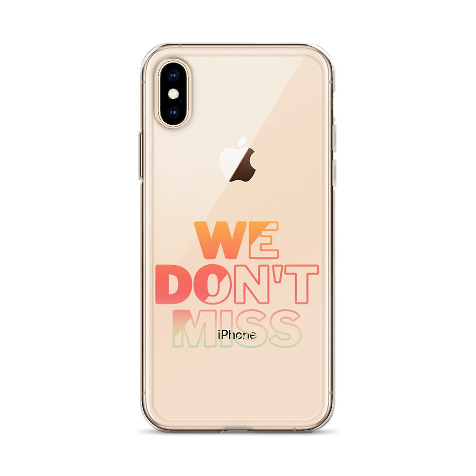 Thumbnail: We Don't Miss Clear Case for iPhone® - Gradient