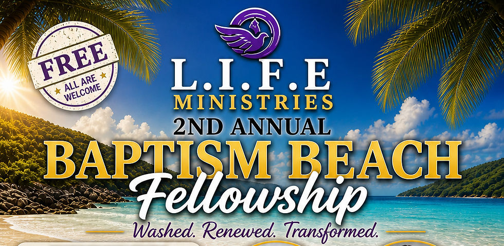 2nd Annual Baptism Beach Fellowship (FREE EVENT)