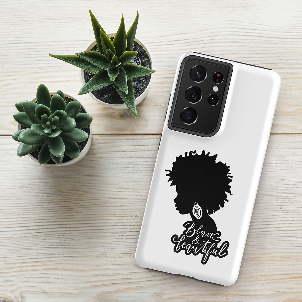 Thumbnail: Black & Beautiful 1 White  for Samsung®