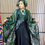 Thumbnail: Ensemble brocart robe classy glamour- vert