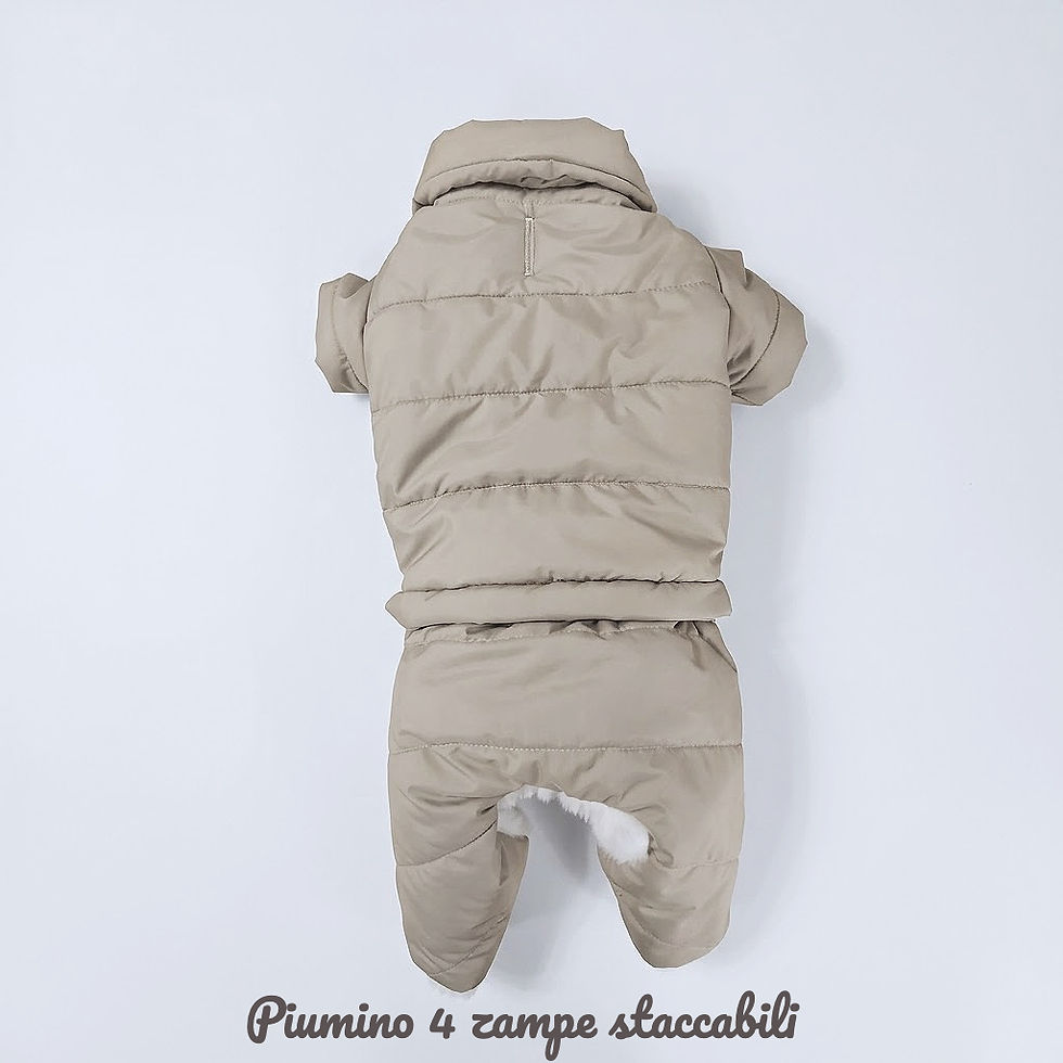 Piumino 4 Zampe Staccabili di Trilly Tutti Brilli 🐾
