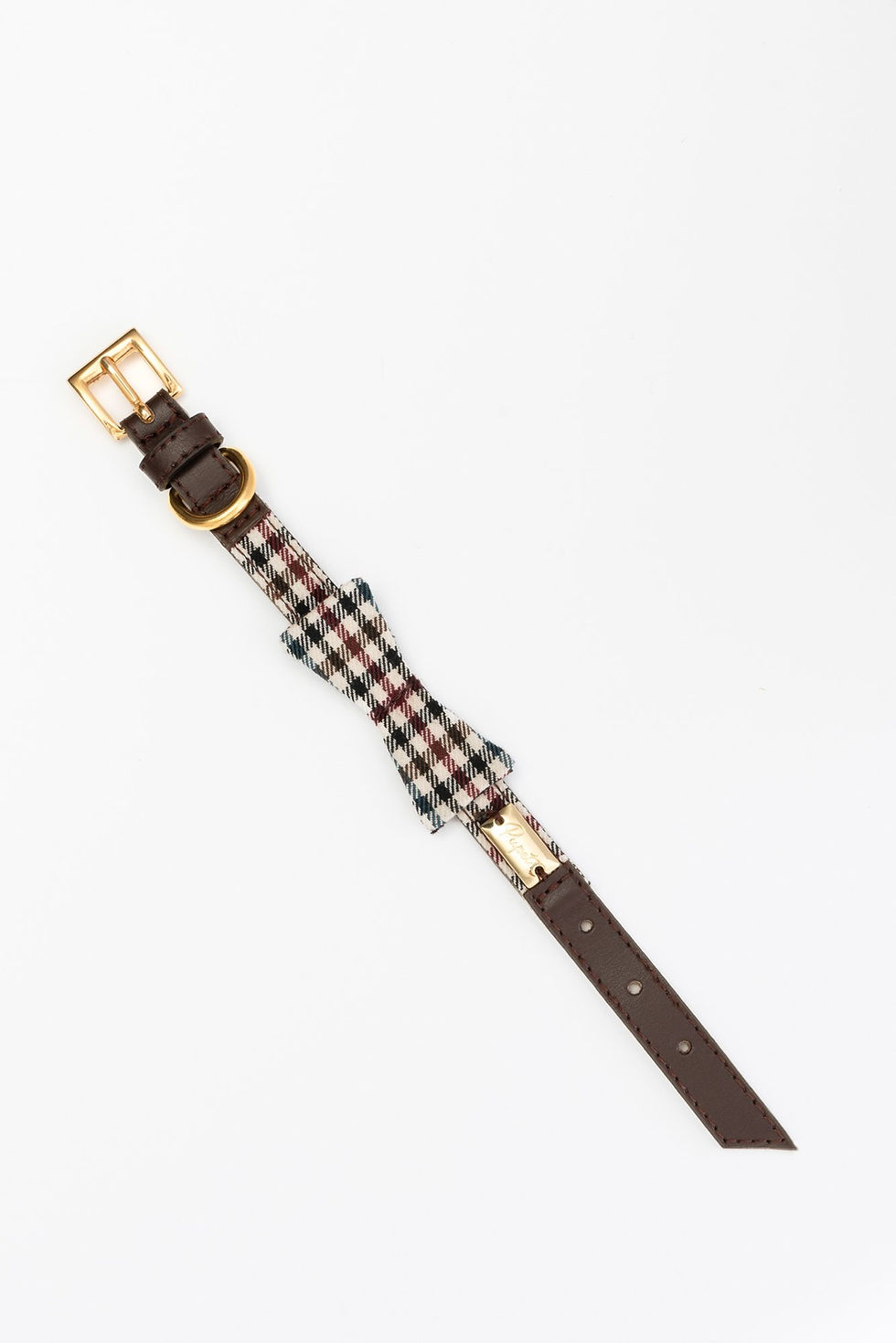 Thumbnail: Collare Pappilon Tartan di Pupet