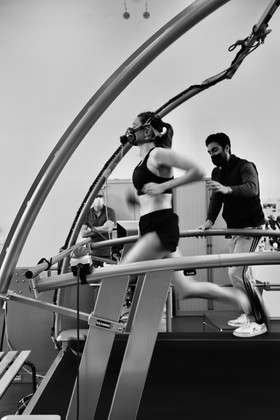 Tests à l'INSEP pour Lola et Lucas.