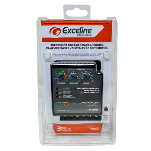 Supervisor Trifásico Exceline GST-RM220 | Electrocable