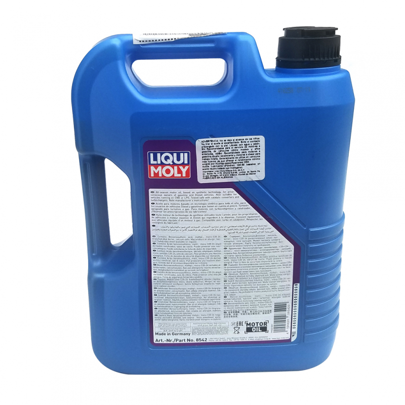 Miniatura: Garrafa de Aceite Liqui Moly Multigrado Sintético 5W-30 Leichtlauf HC7