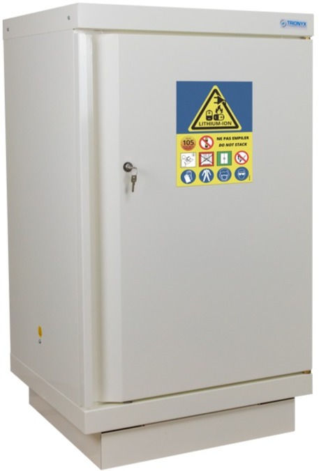 Thumbnail: SMALL SINGLE DOORS - LITHIUM-ION STORAGE CABINET