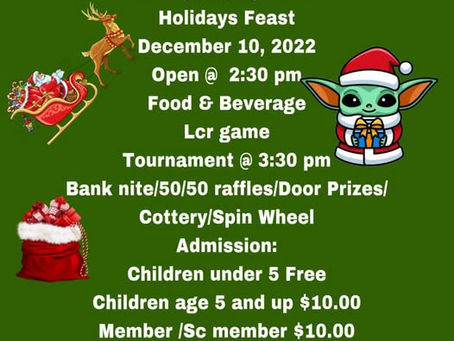 CDDC Holiday Feast-December 10, 2022
