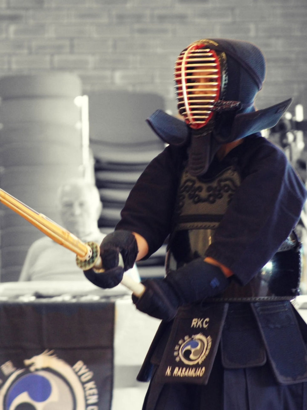 Kendoka in full bogu