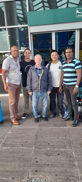 SA Delegation arrives in Mauritius