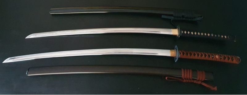 Iaito are blunted metals swords that represent the Japanese kitana