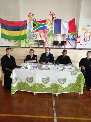 The grading panel. 1st in Mauritius