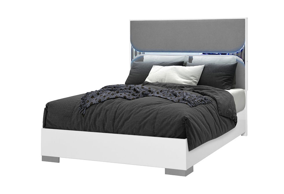 Thumbnail: 3 PC  Q BEDROOM SET TALIA WHITE