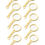 Thumbnail: Gold Key chain Set of 10