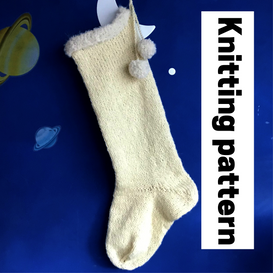 Ravelry Knitting Pattern: Extra-large Christmas Stocking