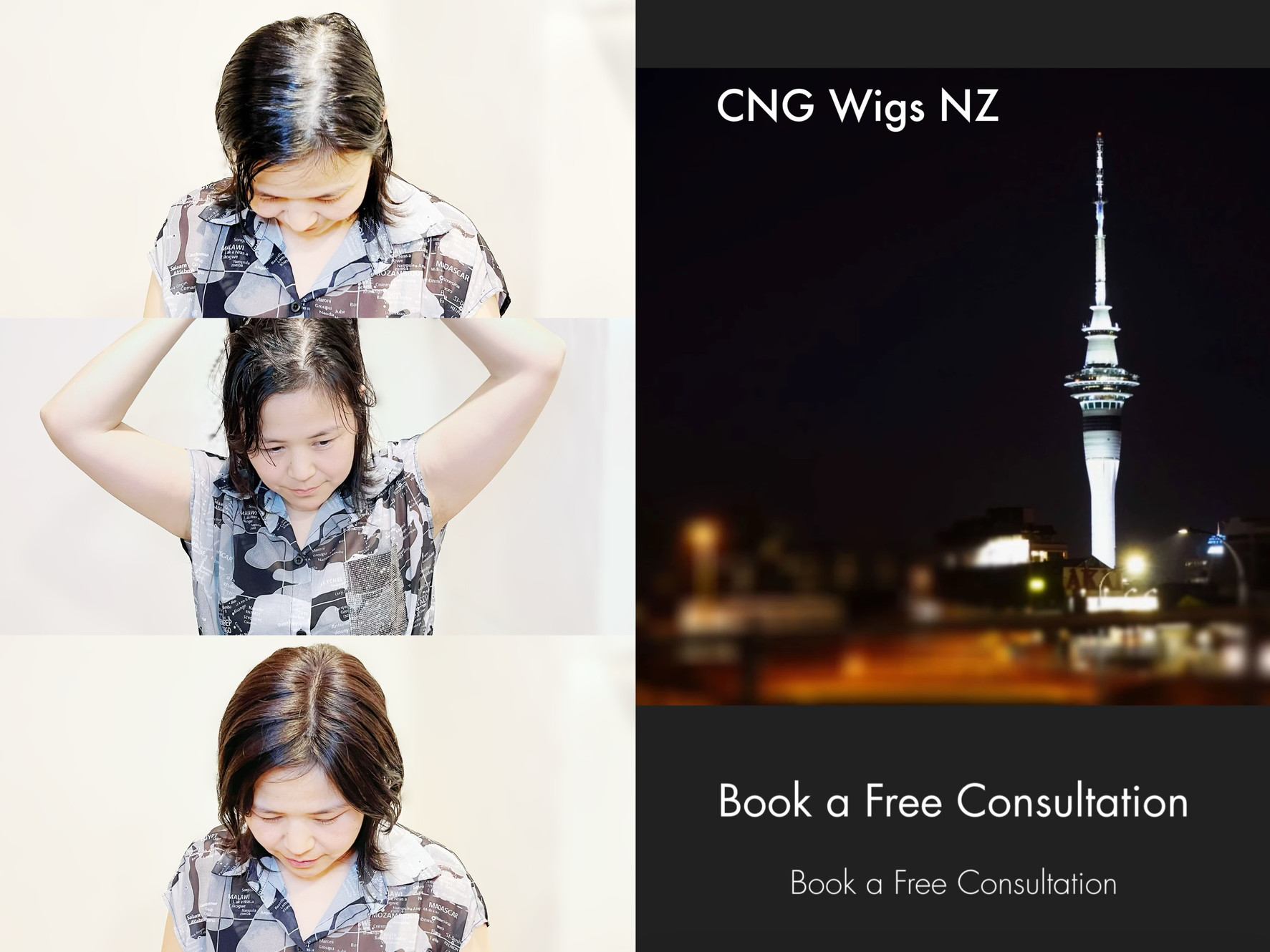Clip and Go Wigs NZ breathable wigs nz 47/3 Pacific Rise, Mount