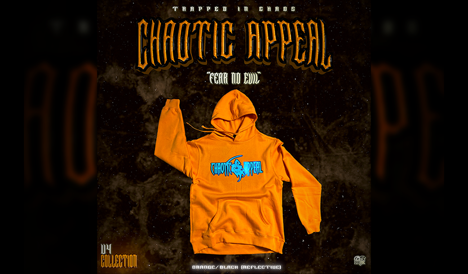 Tangerine “Fear No Evil” Hoodie